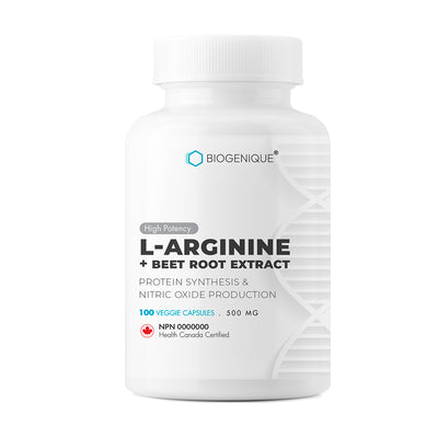 L-Arginine + Extrait de racine de betterave