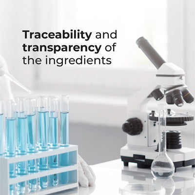 Biogenique's lab environment, symbolizing the traceability and transparency in our ingredient sourcing